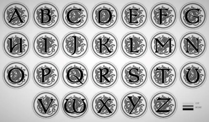 Celtic Monogram Coaster | Set of 4