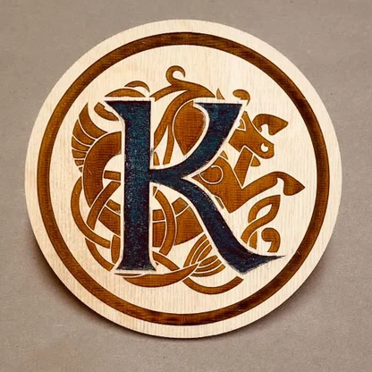 Celtic Monogram Coaster | Set of 4